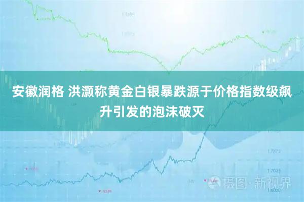 安徽润格 洪灏称黄金白银暴跌源于价格指数级飙升引发的泡沫破灭